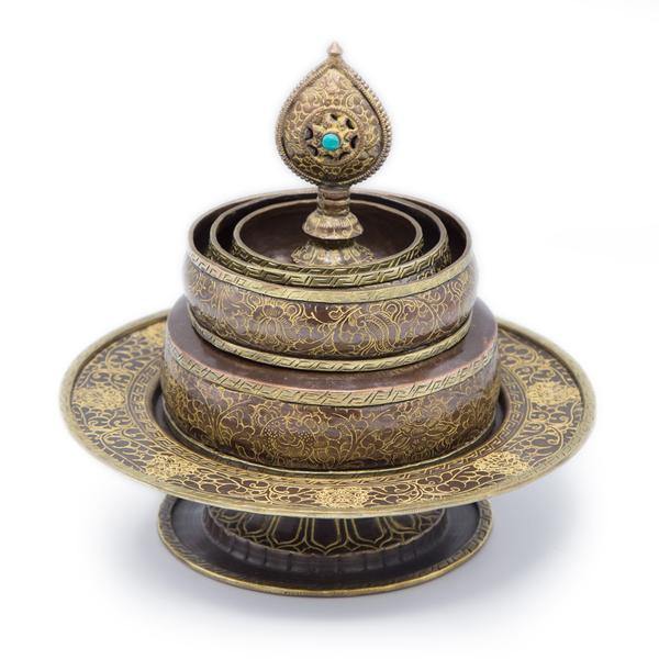 THE BUDDHIST SHOP Antique Handcrafted Mandala