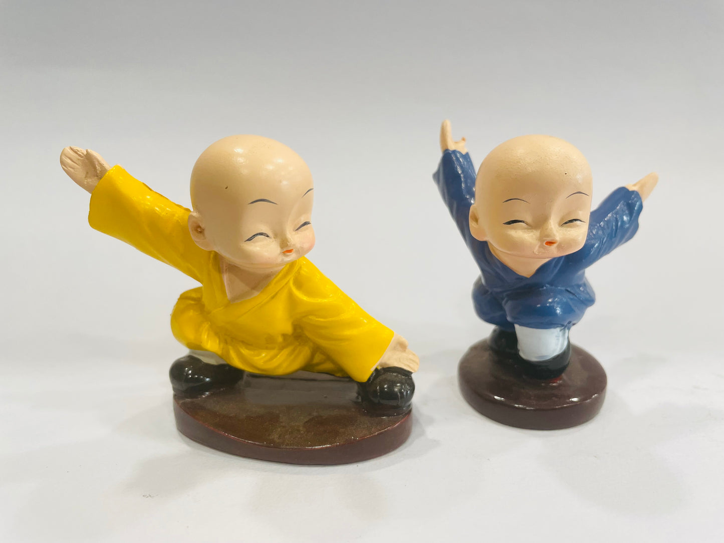 THE BUDDHIST SHOP Buddha monk Ninja set 2" Home Decor