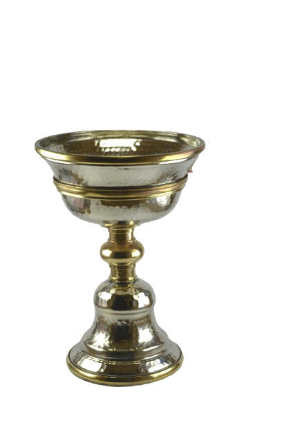 THE BUDDHIST SHOP White-Metal Butterlamp