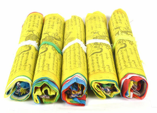 THE BUDDHIST SHOP Tibetan Horizontal Prayer Flag- Lungta 