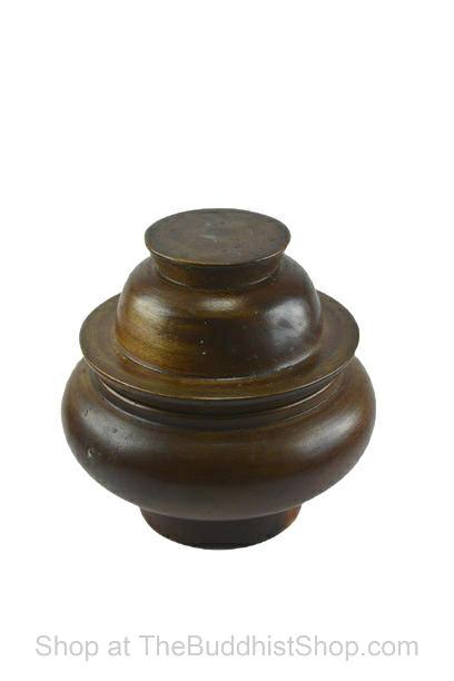 THE BUDDHIST SHOP Tibetan Wooden Bowl - Paru 