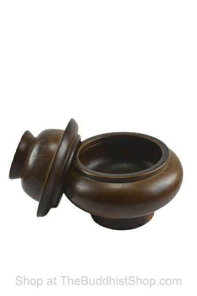 THE BUDDHIST SHOP Tibetan Wooden Bowl - Paru 