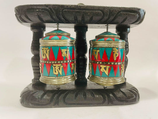 THE BUDDHIST SHOP Prayer wheel home Decor 