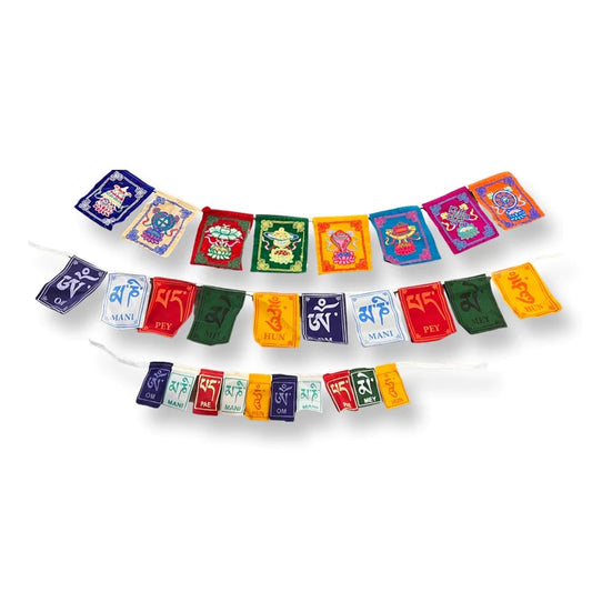 THE BUDDHIST SHOP Prayer Flags Combo Offer 