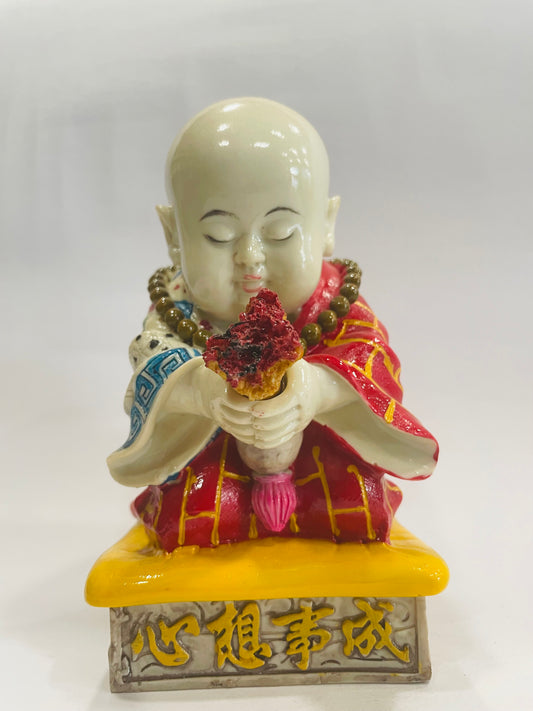 THE BUDDHIST SHOP Buddha monk  6" Home Decor 