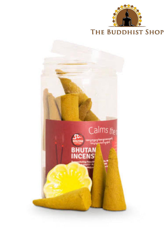 Bhutanese Cone incense-Yellow Tara