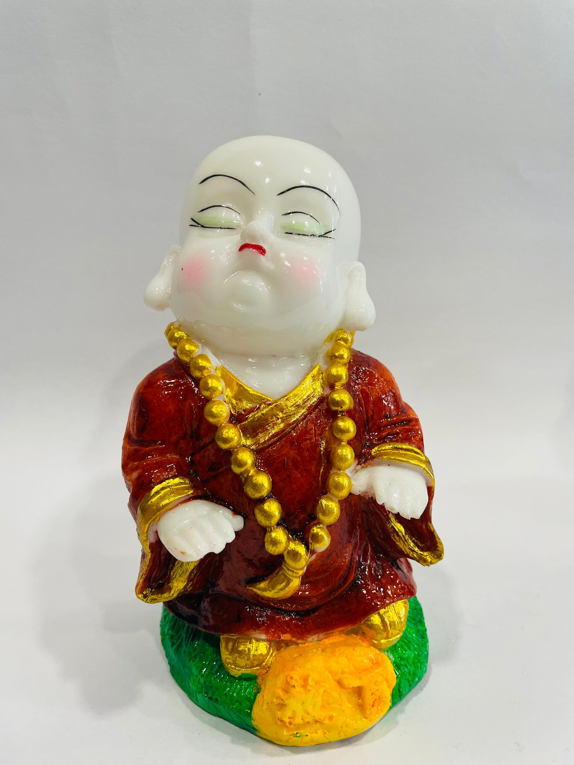 THE BUDDHIST SHOP Buddha monk  6" Home Decor 